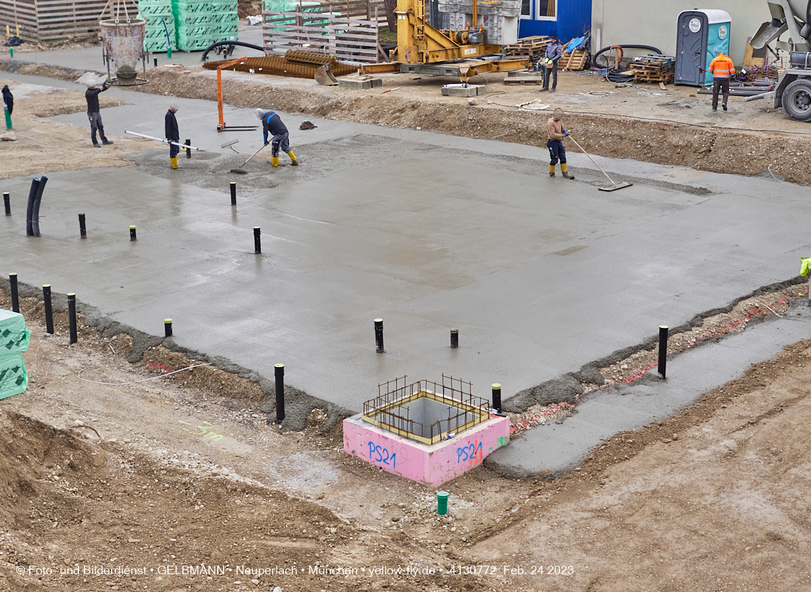 24.02.2023 -  Baustelle Haus für Kinder in Neupelach Quiddestraße 3